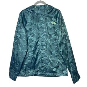 The North Face Novelty Venture Laurel Canyon Green Camo Jacket Womens Medium